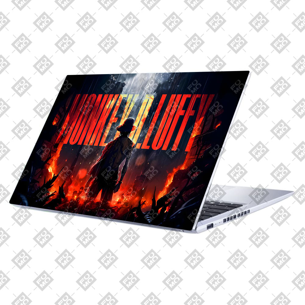 Monkey D. Luffy Blazing Red Asus Vivobook 15 X1502VA Laptop Skin