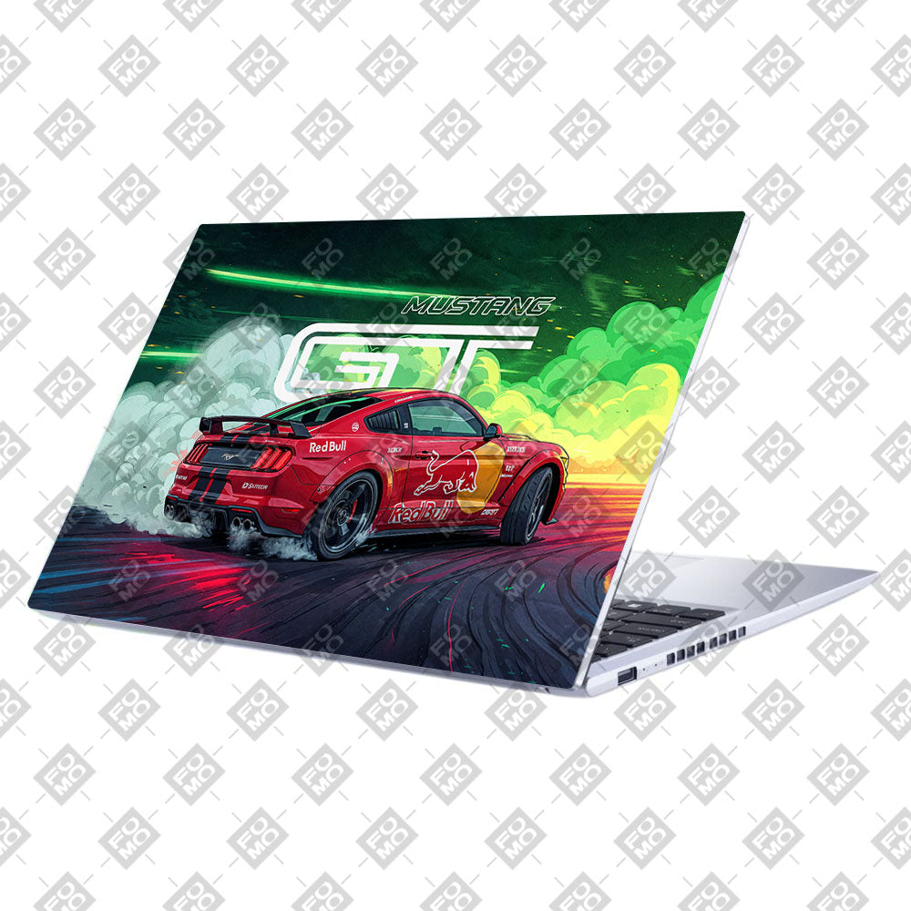 Mustang GT Red Bull Drift Beast Asus Vivobook 15 X1502VA Laptop Skin