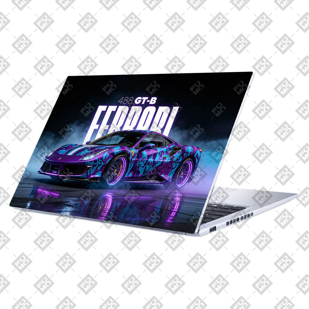 Psycho Drive Ferrari 488 Asus Vivobook 15 X1502VA Laptop Skin