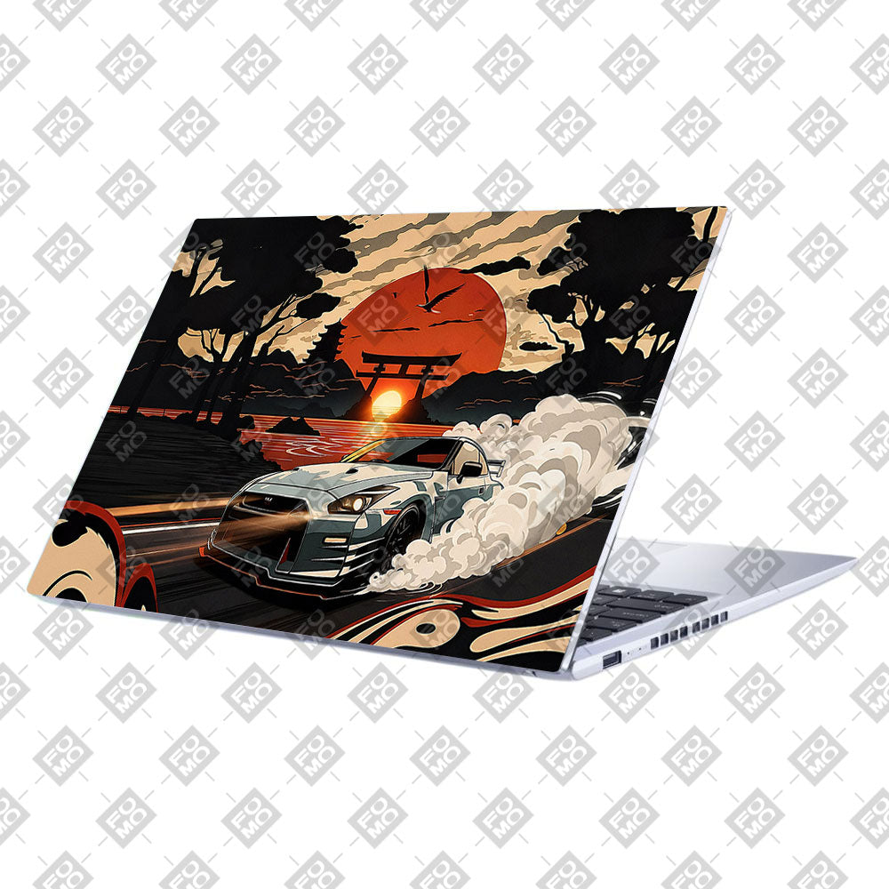 Samurai Rising Sun GTR Asus Vivobook 15 X1502VA Laptop Skin