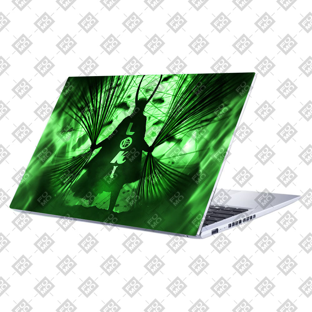 Loki's Green Aura Asus Vivobook 15 X1502VA Laptop Skin