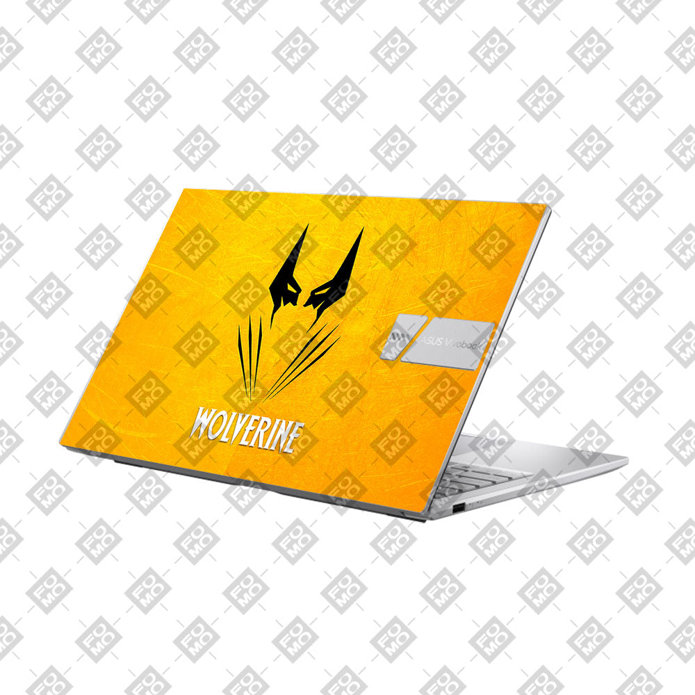 Wolverine with Yellow Background Asus VivoBook 15 X1504VA Laptop Skin
