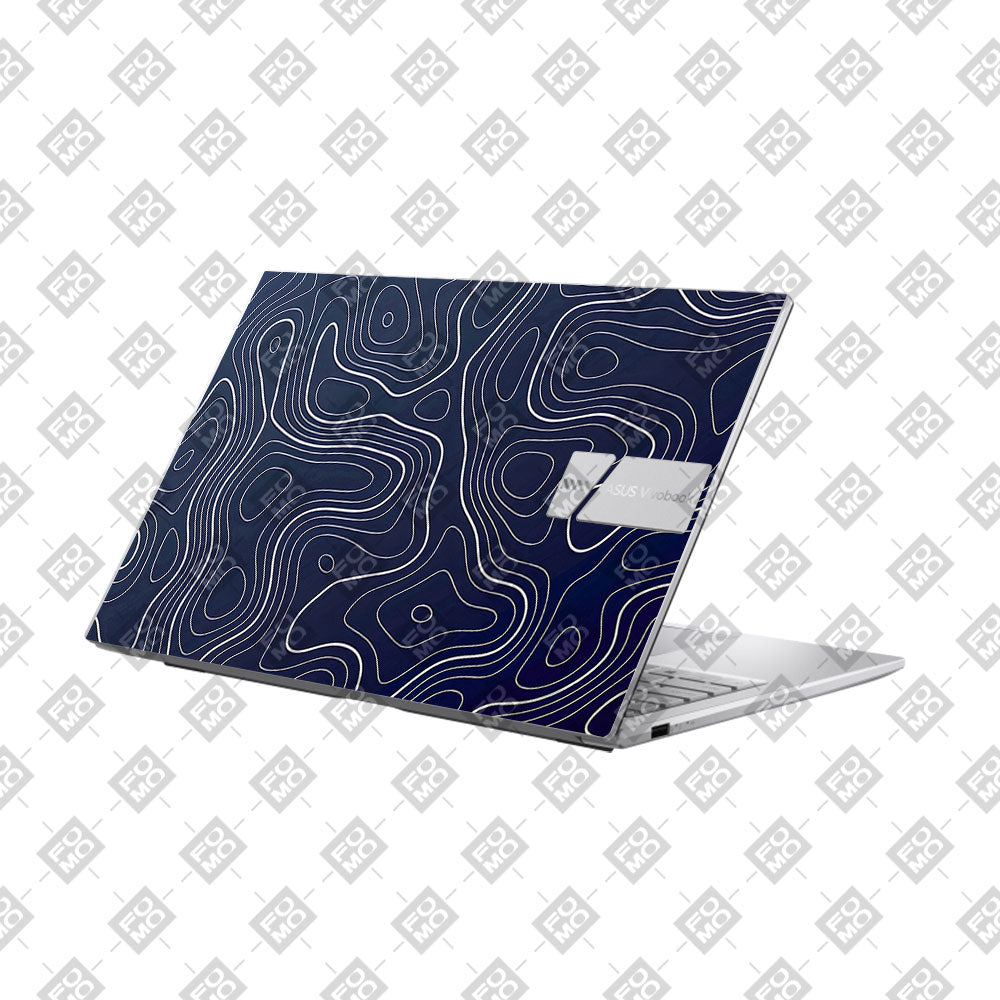 Fluid Lines Design Asus VivoBook 15 X1504VA Laptop Skin
