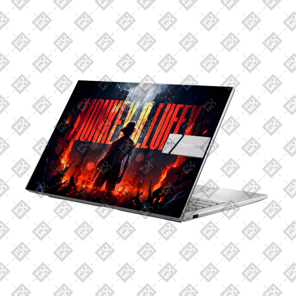 Monkey D. Luffy Blazing Red Asus VivoBook 15 X1504VA Laptop Skin