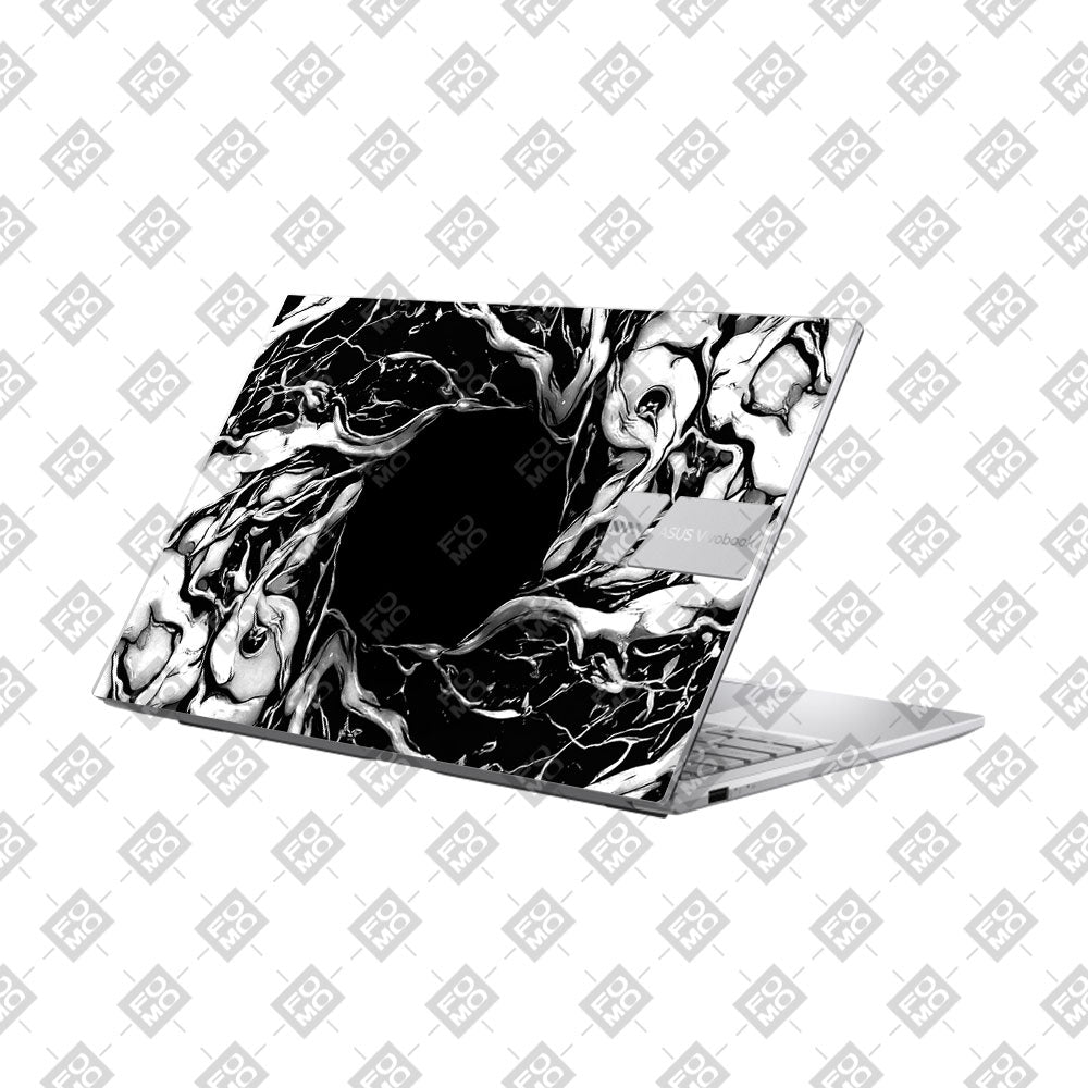 Spiderman Web Black Asus VivoBook 15 X1504VA Laptop Skin