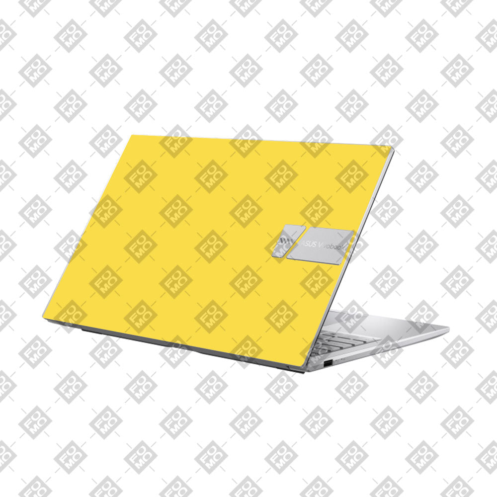Textured Yellow Asus VivoBook 15 X1504VA Laptop Skin