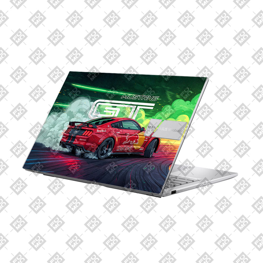 Mustang GT Red Bull Drift Beast Asus VivoBook 15 X1504VA Laptop Skin