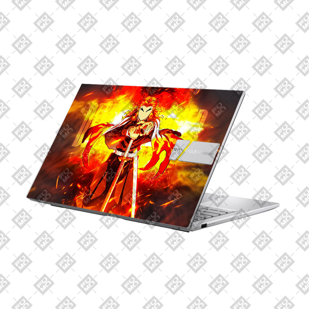 Flame Hashira Rengoku Asus VivoBook 15 X1504VA Laptop Skin