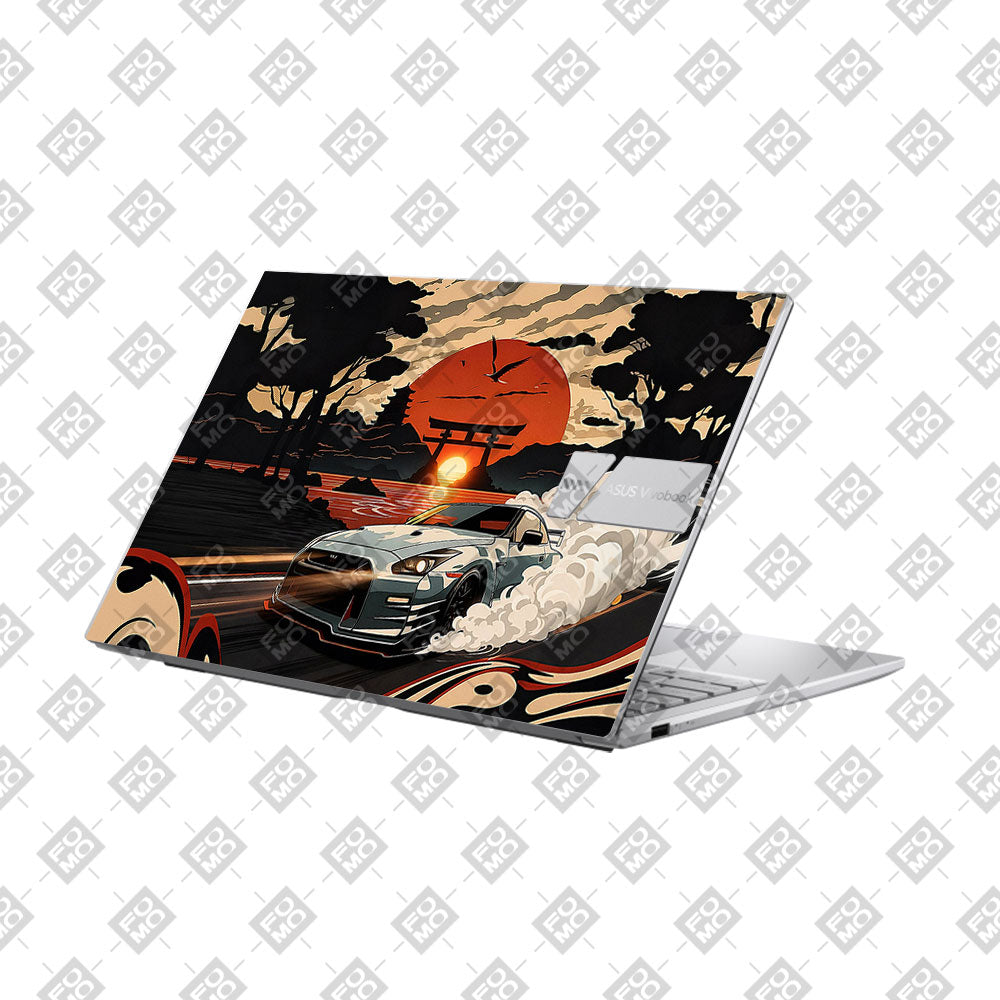 Samurai Rising Sun GTR Asus VivoBook 15 X1504VA Laptop Skin