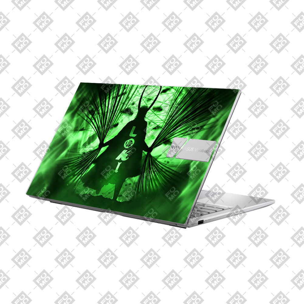 Loki's Green Aura Asus VivoBook 15 X1504VA Laptop Skin