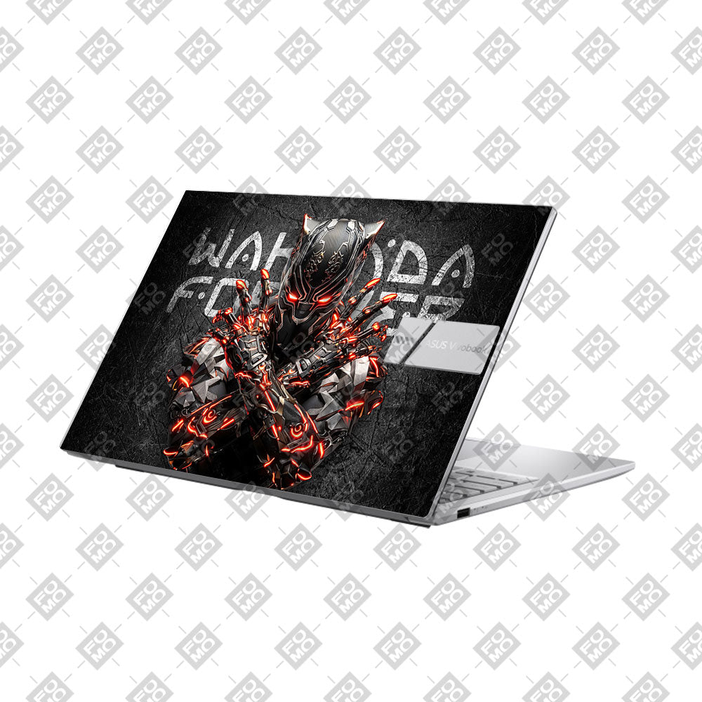 Black Panther Glowing Fury Asus VivoBook 15 X1504VA Laptop Skin