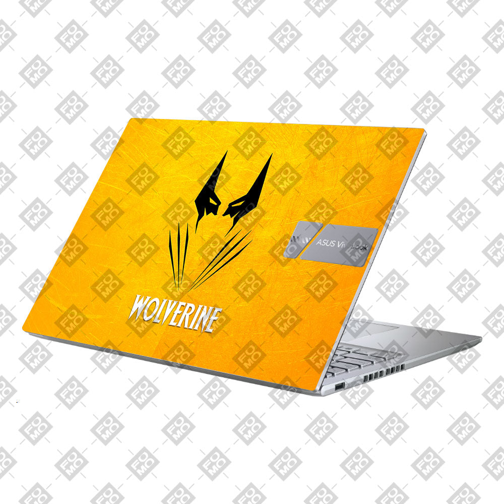 Wolverine with Yellow Background Asus Vivobook 16 X1605V Laptop Skin