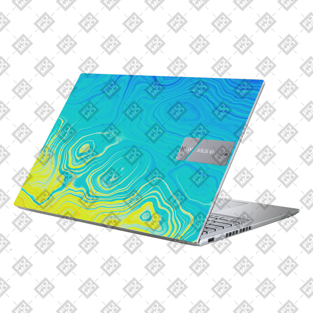 Ocean Gradient Waves Asus Vivobook 16 X1605V Laptop Skin