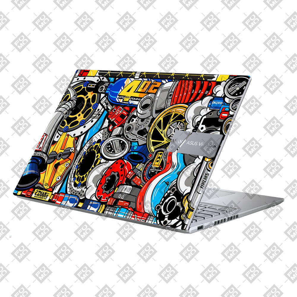 Mechanical Chaos Asus Vivobook 16 X1605V Laptop Skin