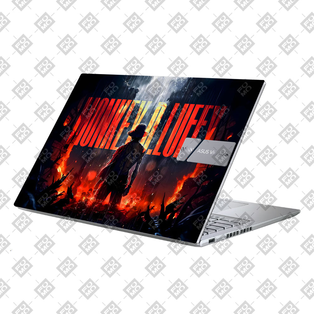Monkey D. Luffy Blazing Red Asus Vivobook 16 X1605V Laptop Skin