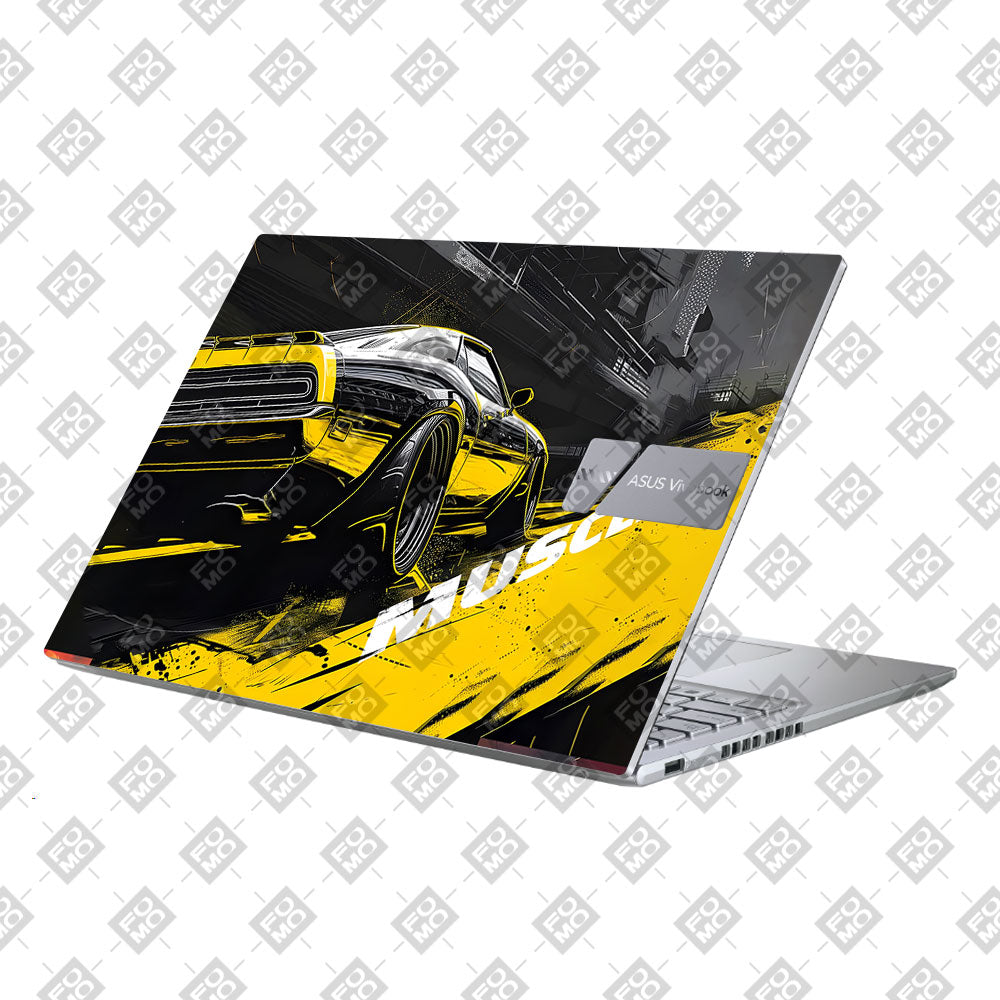 Black Muscle Asus Vivobook 16 X1605V Laptop Skin