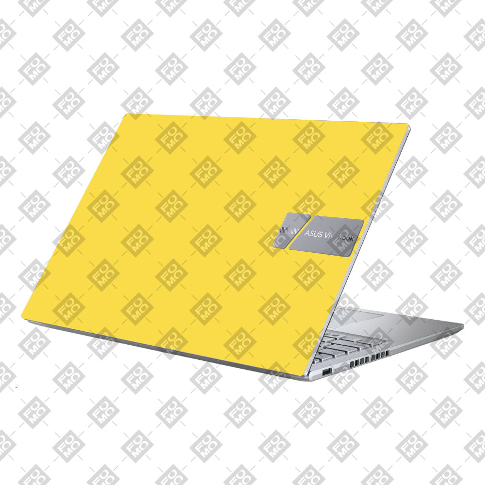 Textured Yellow Asus Vivobook 16 X1605V Laptop Skin