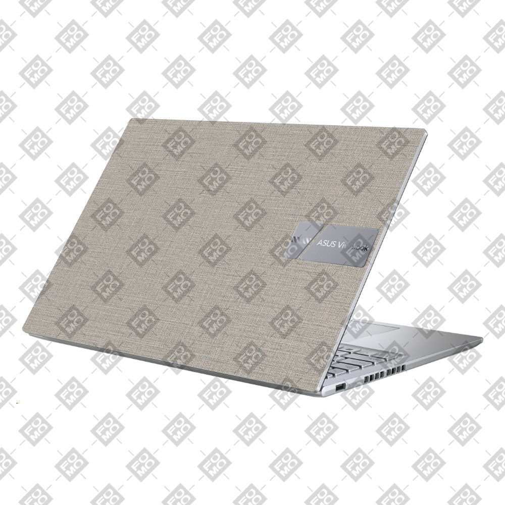 Textured Fabric Grey Asus Vivobook 16 X1605V Laptop Skin