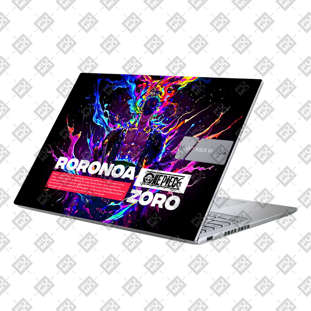 Neon Flame Swordsman Asus Vivobook 16 X1605V Laptop Skin