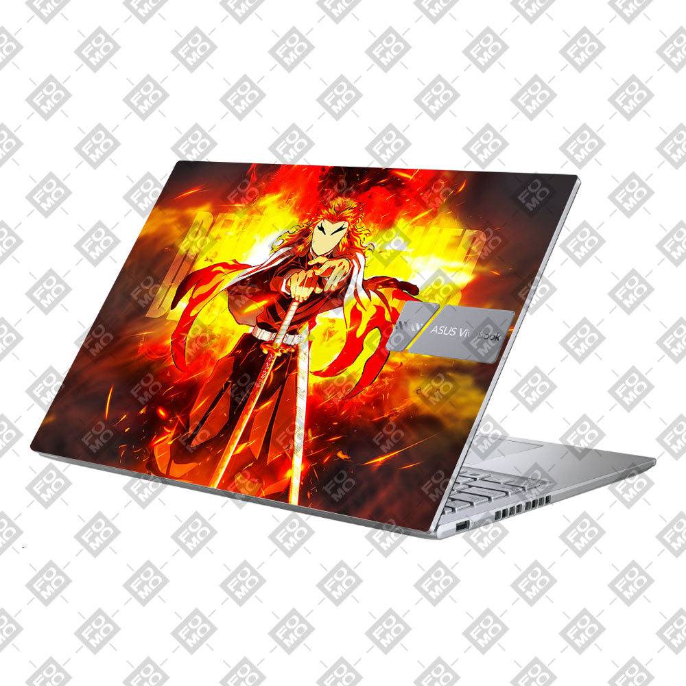 Anime Flame Swordsman Asus Vivobook 16 X1605V Laptop Skin