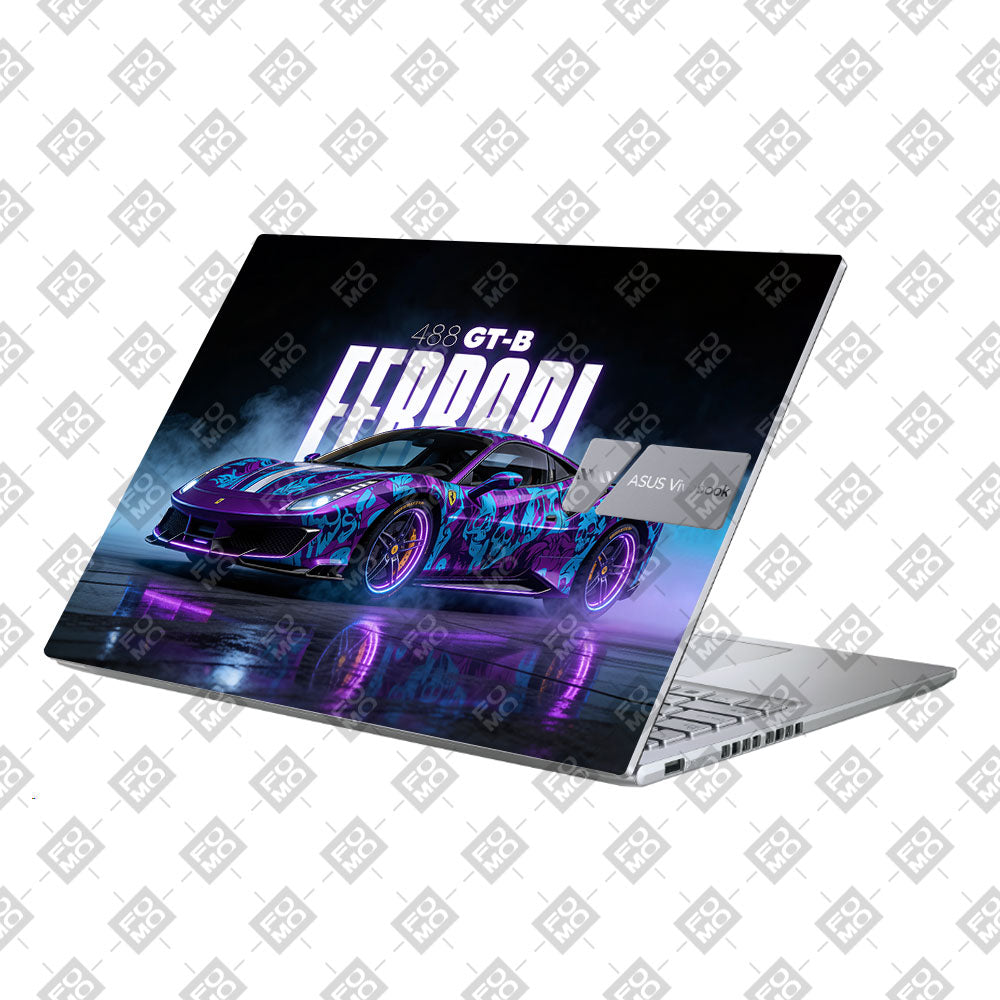 Psycho Drive Ferrari 488 Asus Vivobook 16 X1605V Laptop Skin