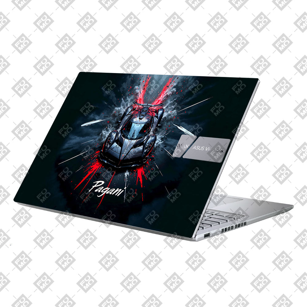 Pagani Midnight Impact Asus Vivobook 16 X1605V Laptop Skin