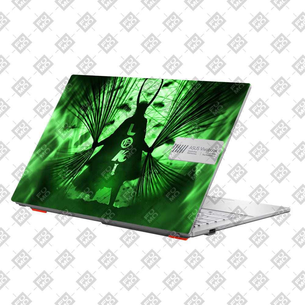 Loki's Green Aura Asus Vivobook Go 15 E1504G Laptop Skin