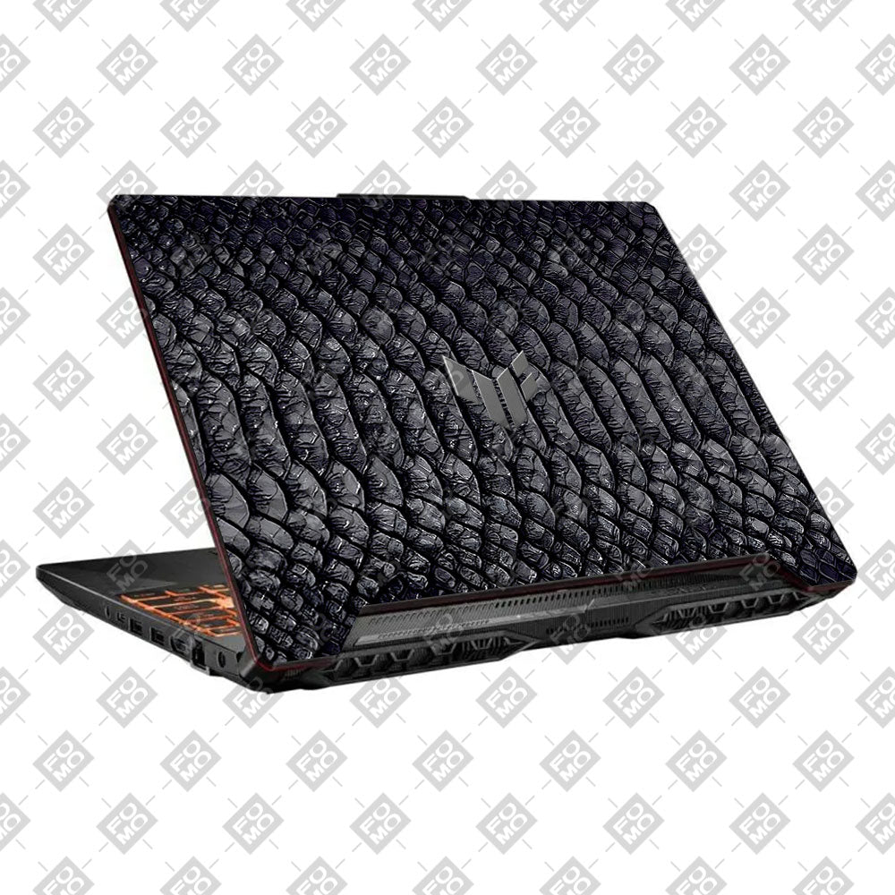 Black Dragon Scale Asus TUF F15 FX506 and A15 FA506 Laptop Skin