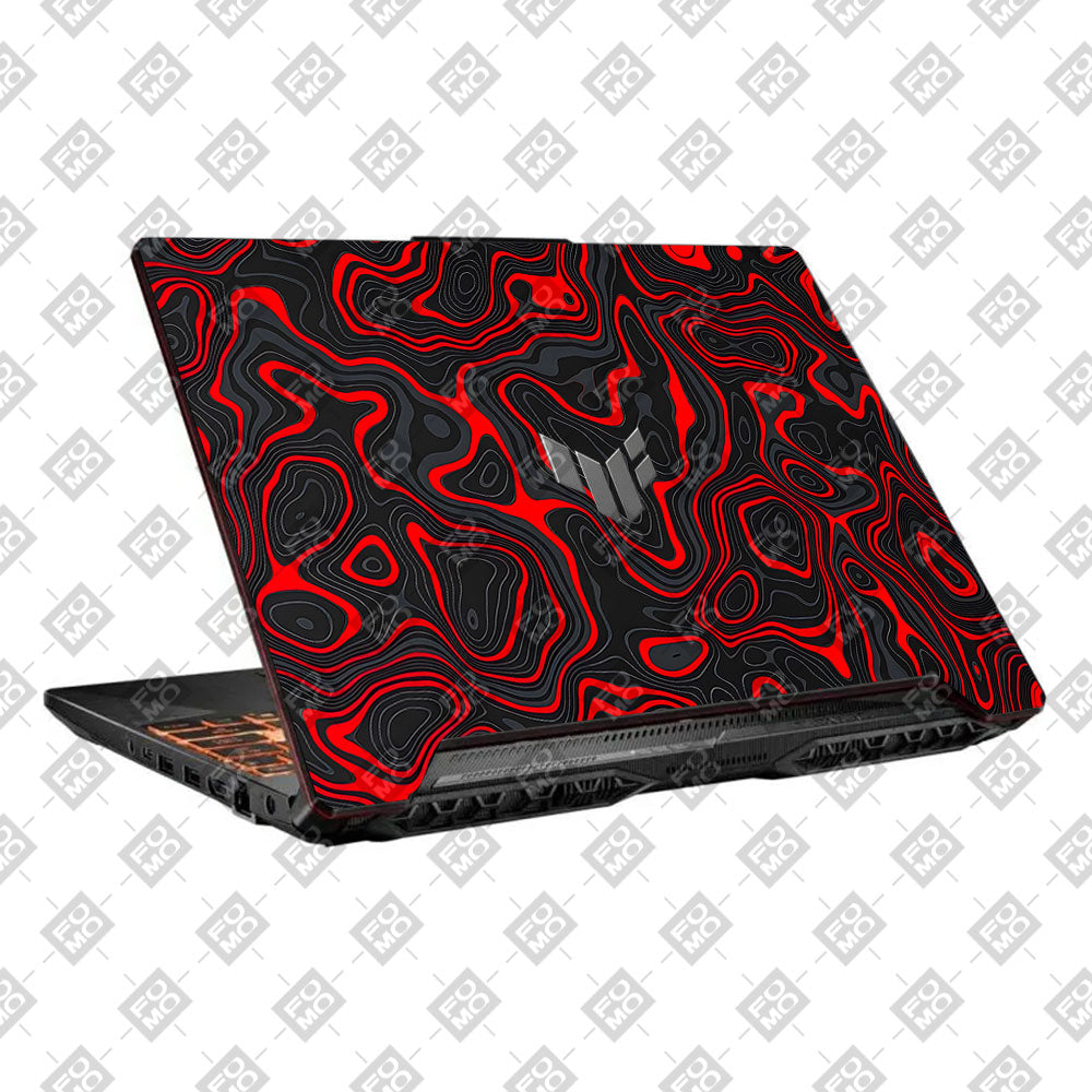 Crimson Waves Asus TUF F15 FX506 and A15 FA506 Laptop Skin