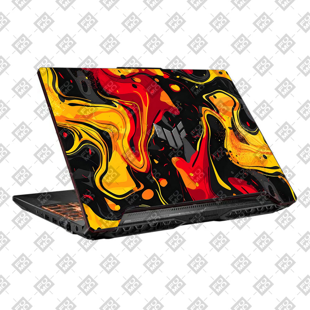 Lava Burst Asus TUF F15 FX506 & A15 FA506 Laptop Skin