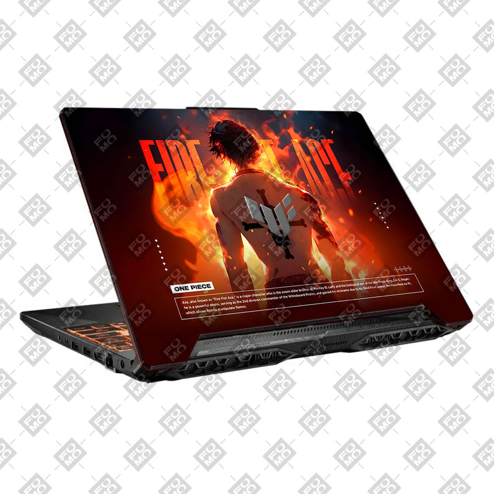 Anime Fire Pirate Asus TUF F15 FX506 & A15 FA506 Laptop Skin
