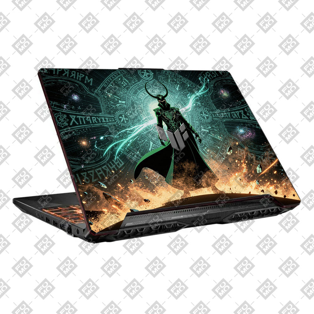 Neon Trickster God Asus TUF F15 FX506 & A15 FA506 Laptop Skin
