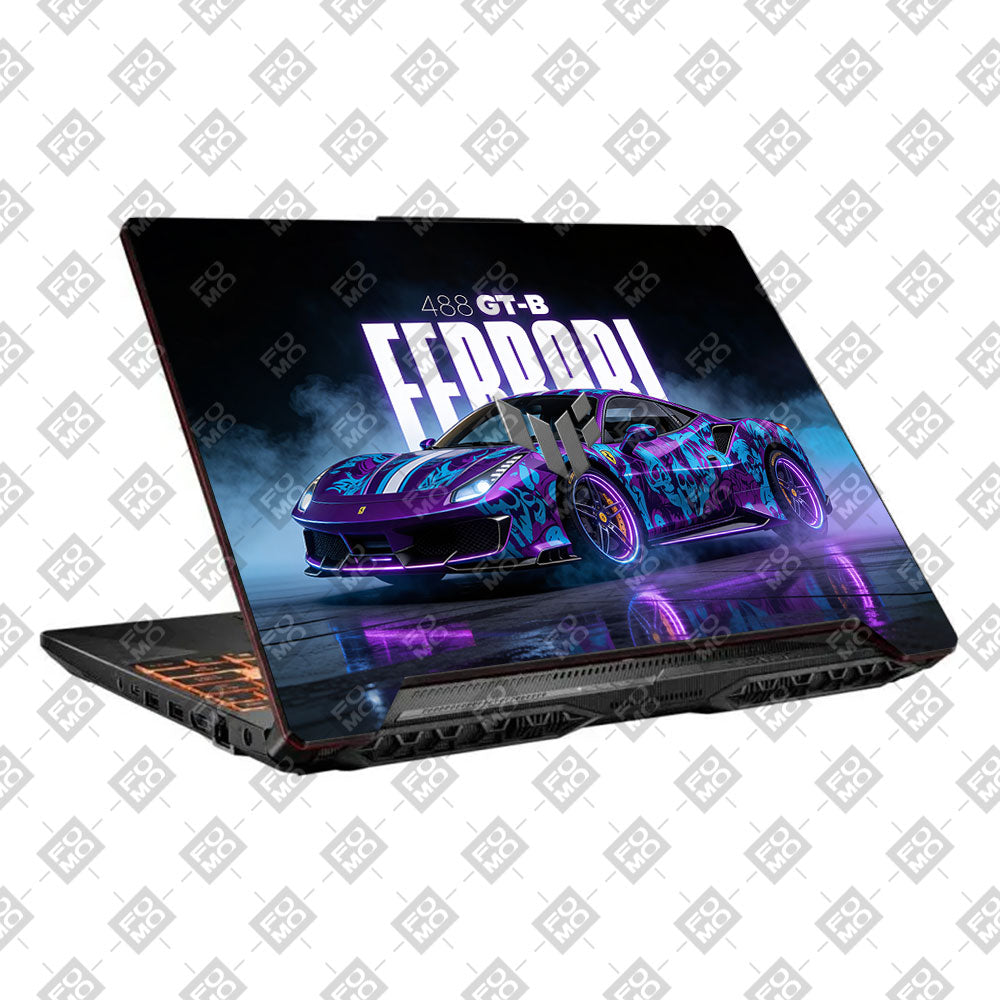 Psycho Drive Supercar Asus TUF F15 FX506 & A15 FA506 Laptop Skin