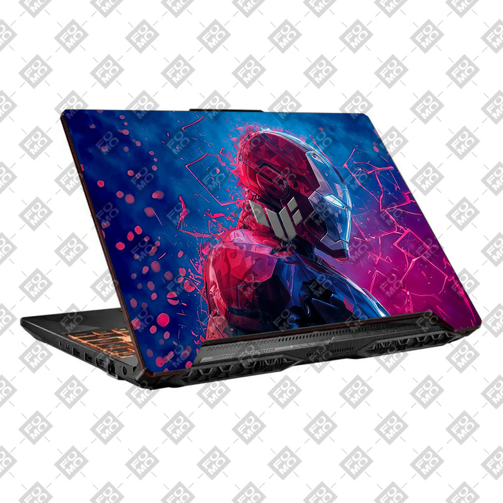 Neon Armored Hero Asus TUF F15 FX506 & A15 FA506 Laptop Skin