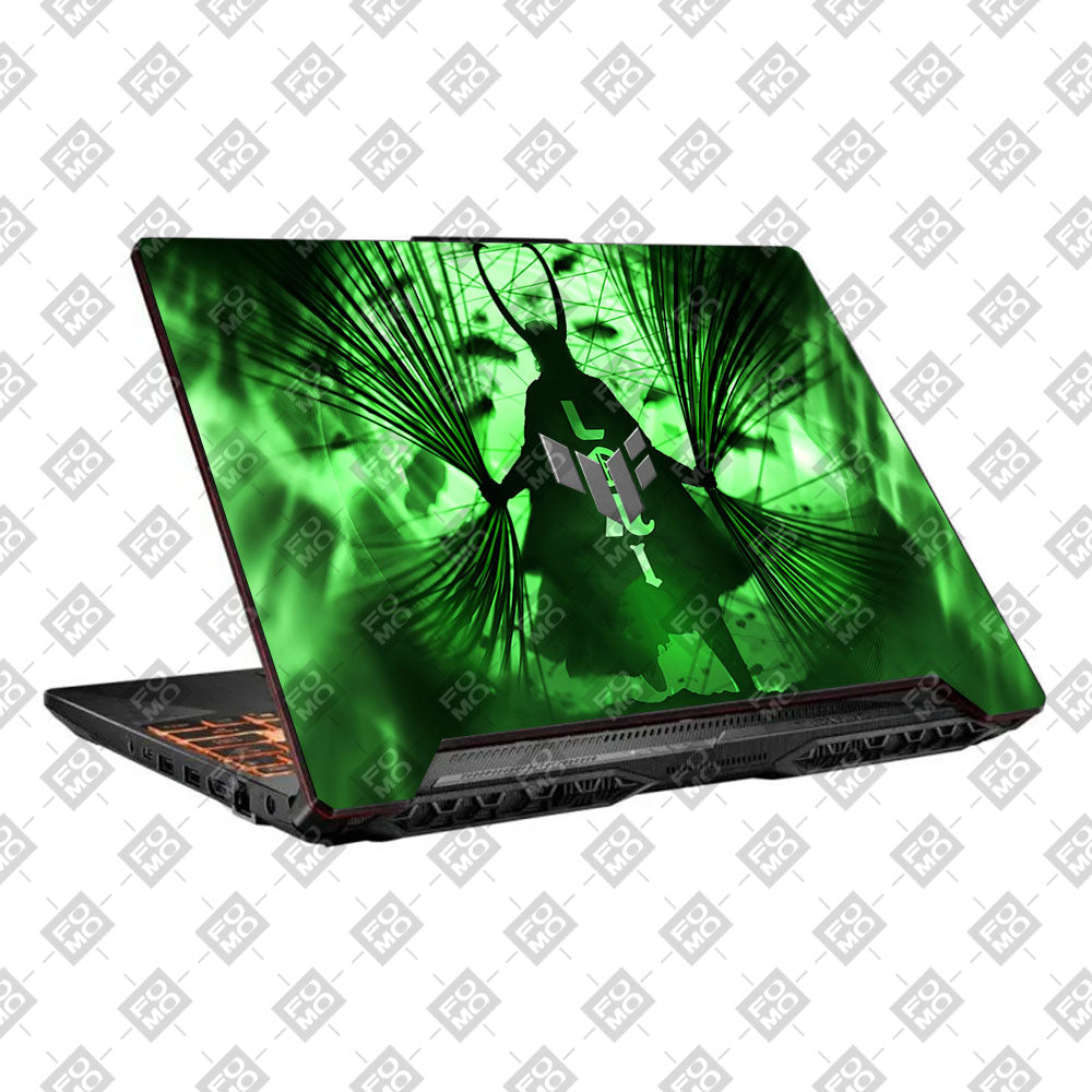 Loki's Green Aura Asus TUF F15 FX506 & A15 FA506 Laptop Skin