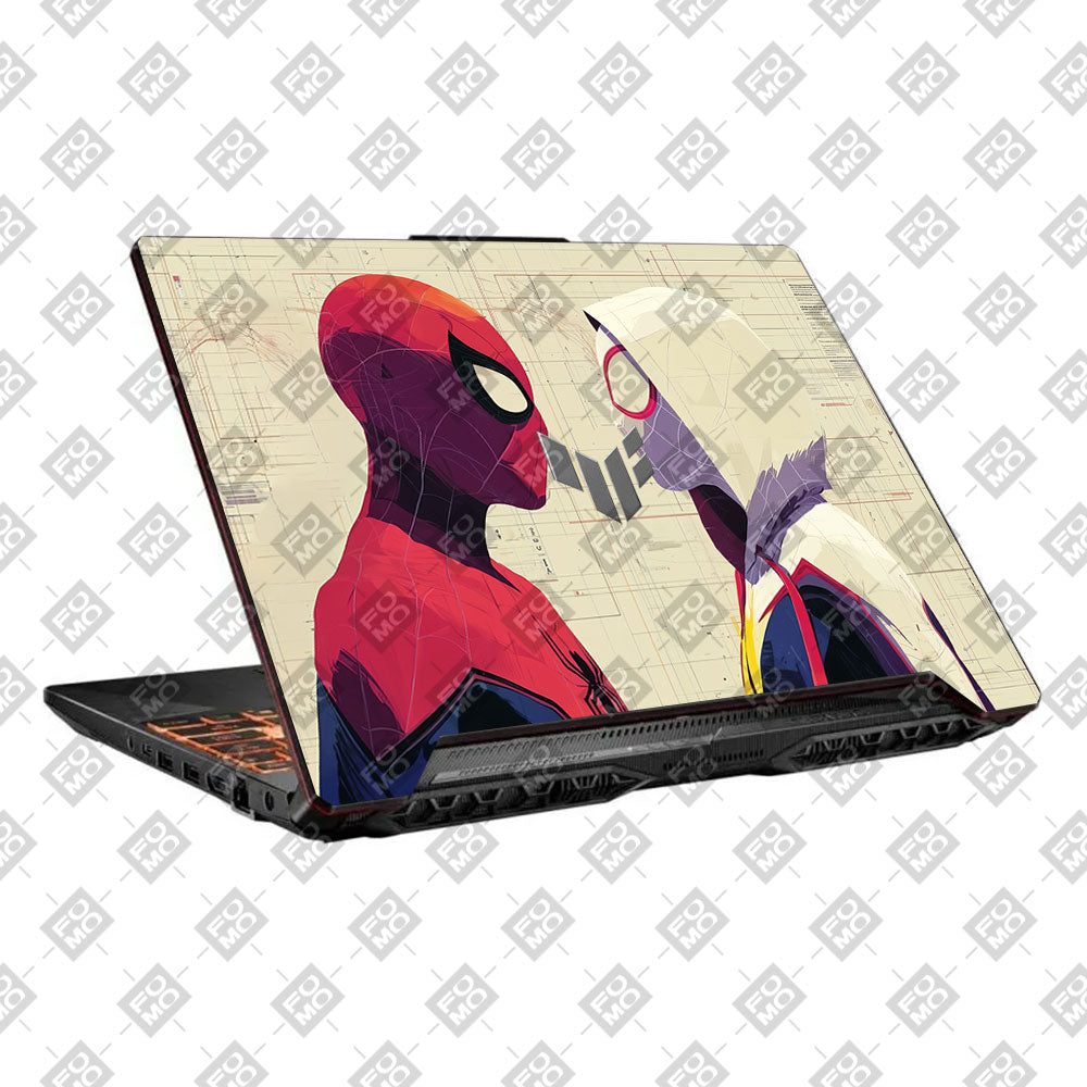 Web Hero Duo Asus TUF F15 FX506 & A15 FA506 Laptop Skin