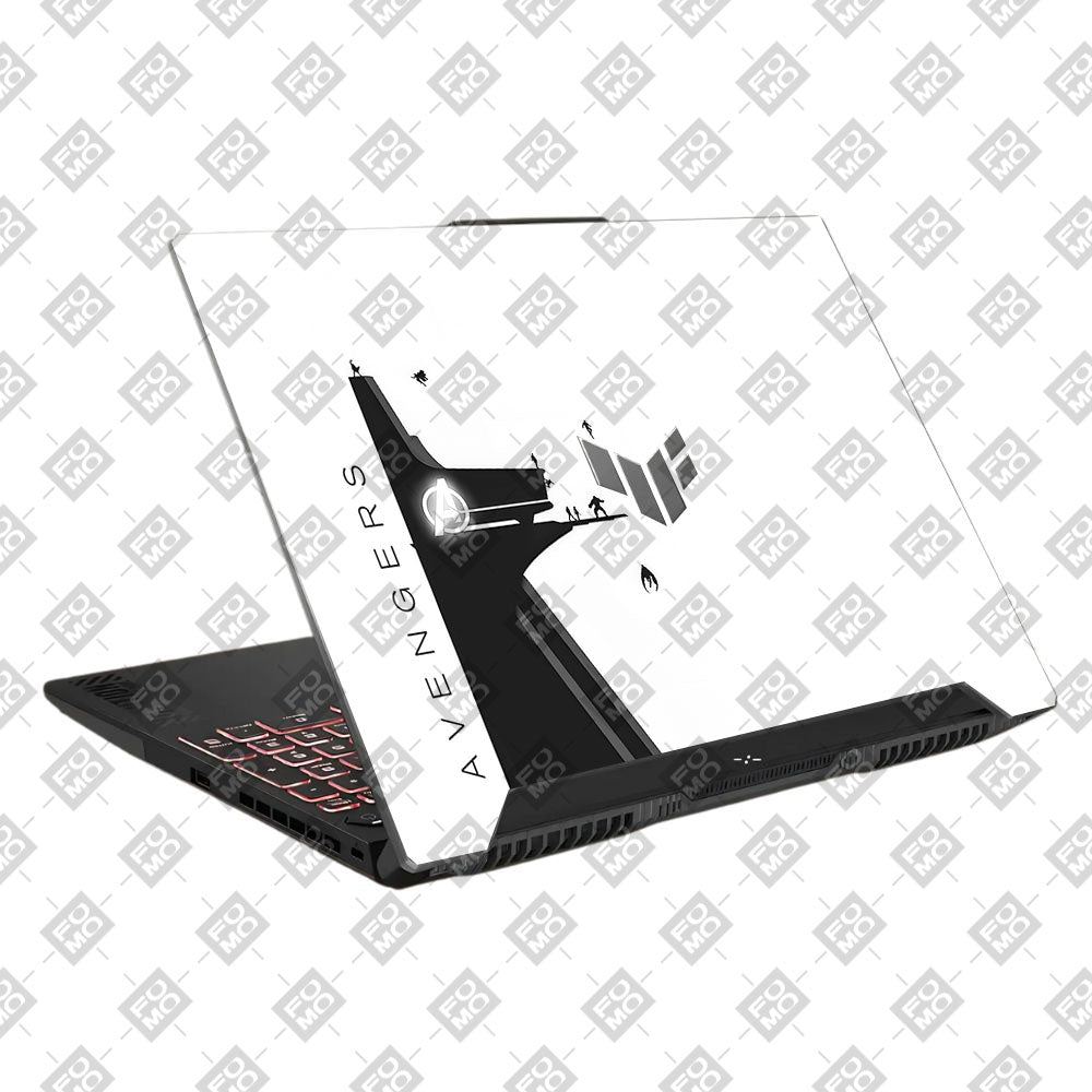 Avengers In Action Comic Asus TUF F15 FX507 and A15 FA507 Laptop Skin