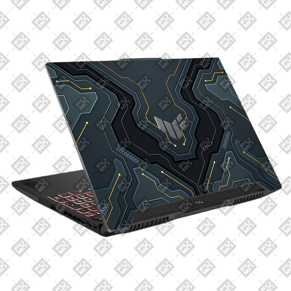 Futuristic Techno Asus TUF F15 FX507 and A15 FA507 Laptop Skin