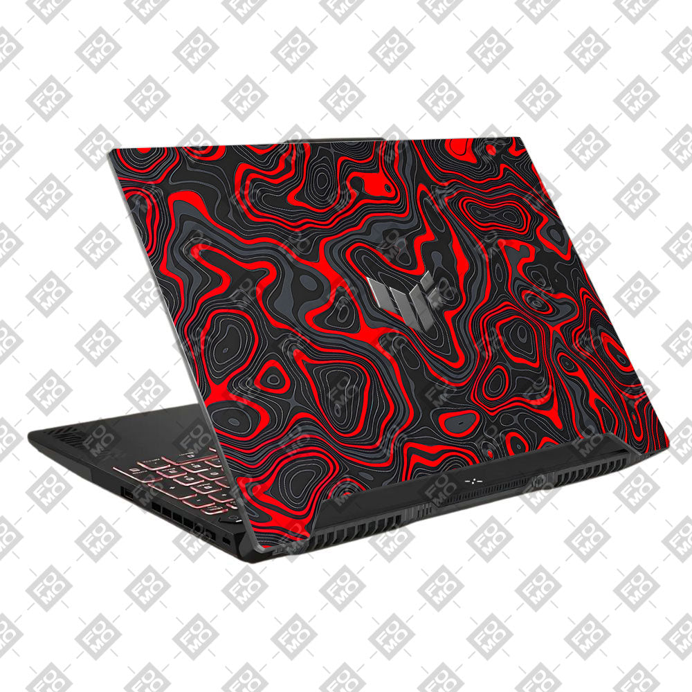 Crimson Waves Asus TUF F15 FX507 and A15 FA507 Laptop Skin