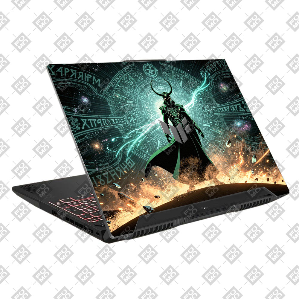 Neon Trickster God Asus TUF F15 FX507 & A15 FA507 Laptop Skin