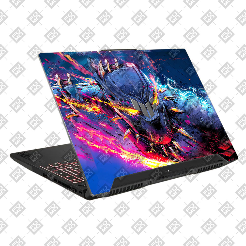 Vibranium Fury Wakandan Charge Asus TUF F15 FX507 & A15 FA507 Laptop Skin