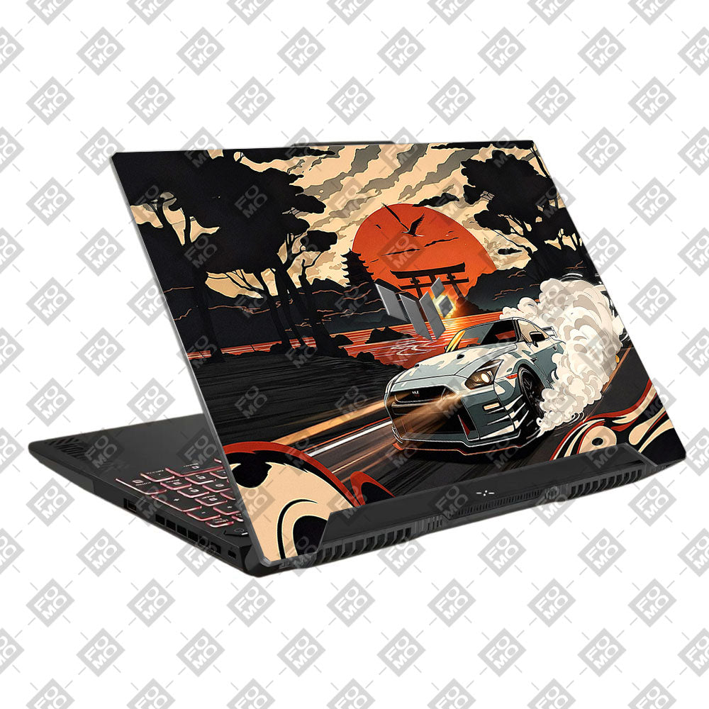 Samurai Street Racer Asus TUF F15 FX507 & A15 FA507 Laptop Skin