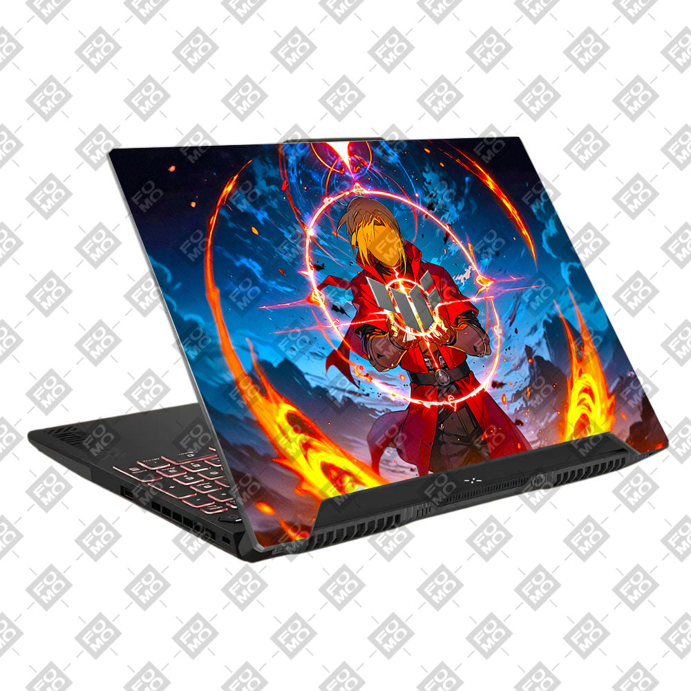 Anime Alchemist Warrior Asus TUF F15 FX507 & A15 FA507 Laptop Skin