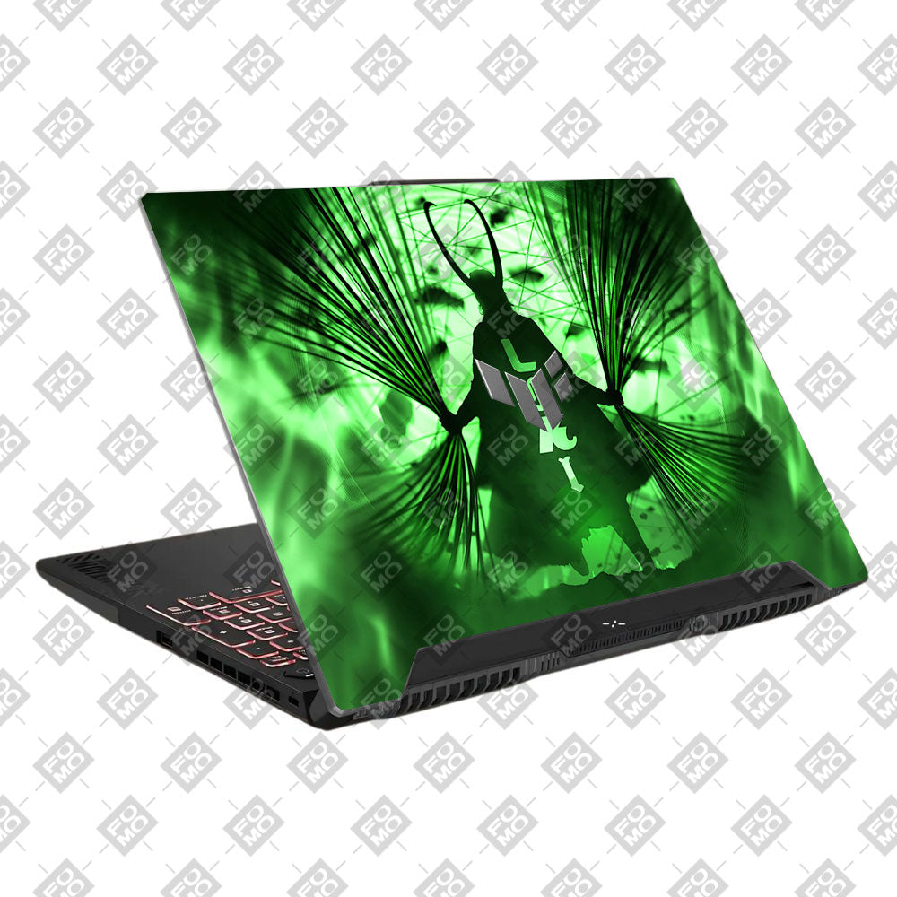 Green Aura Trickster Asus TUF F15 FX507 & A15 FA507 Laptop Skin
