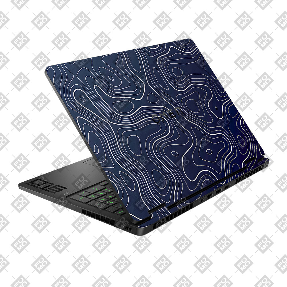 Fluid Lines Design HP Omen Gaming 16 2025, 2026 Laptop Skin