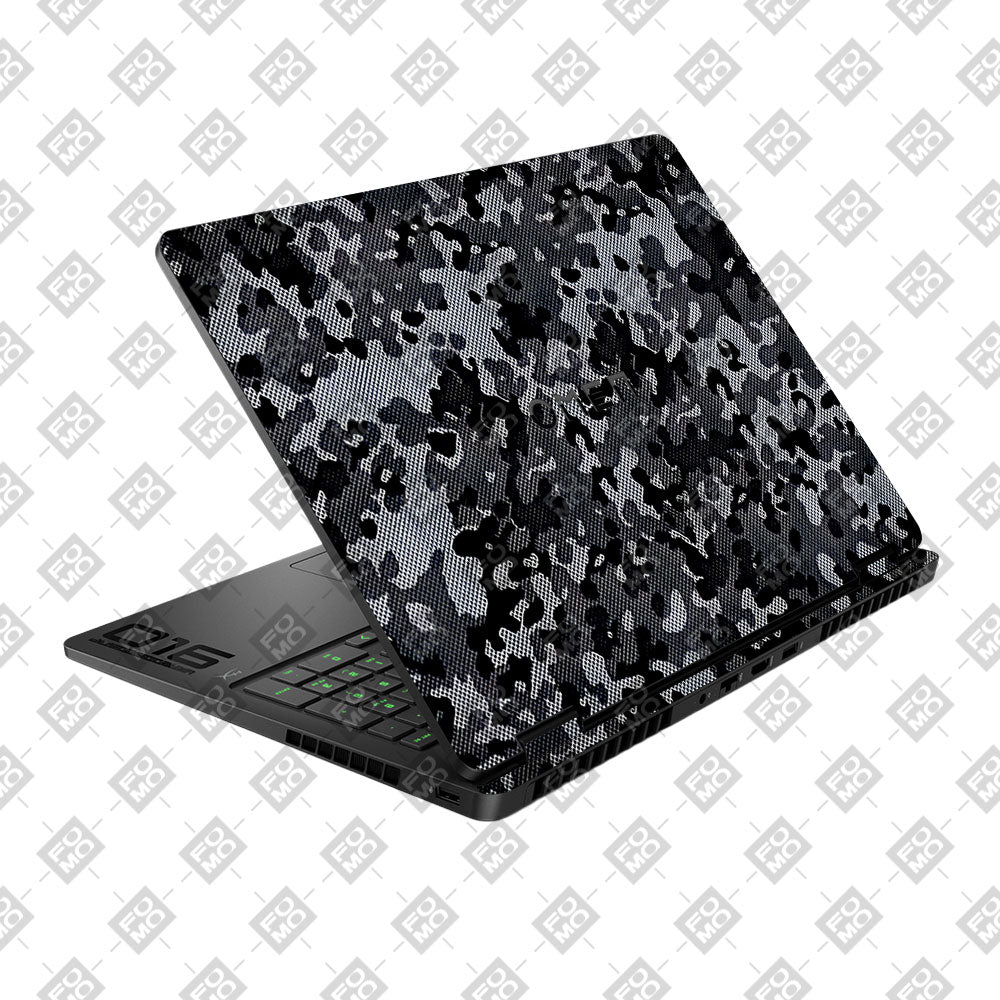 Stealth Grey Camo HP Omen Gaming 16 2025, 2026 Laptop Skin