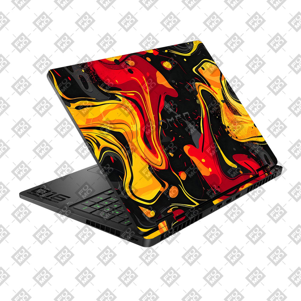 Lava Burst HP Omen Gaming 16 2025, 2026 Laptop Skin