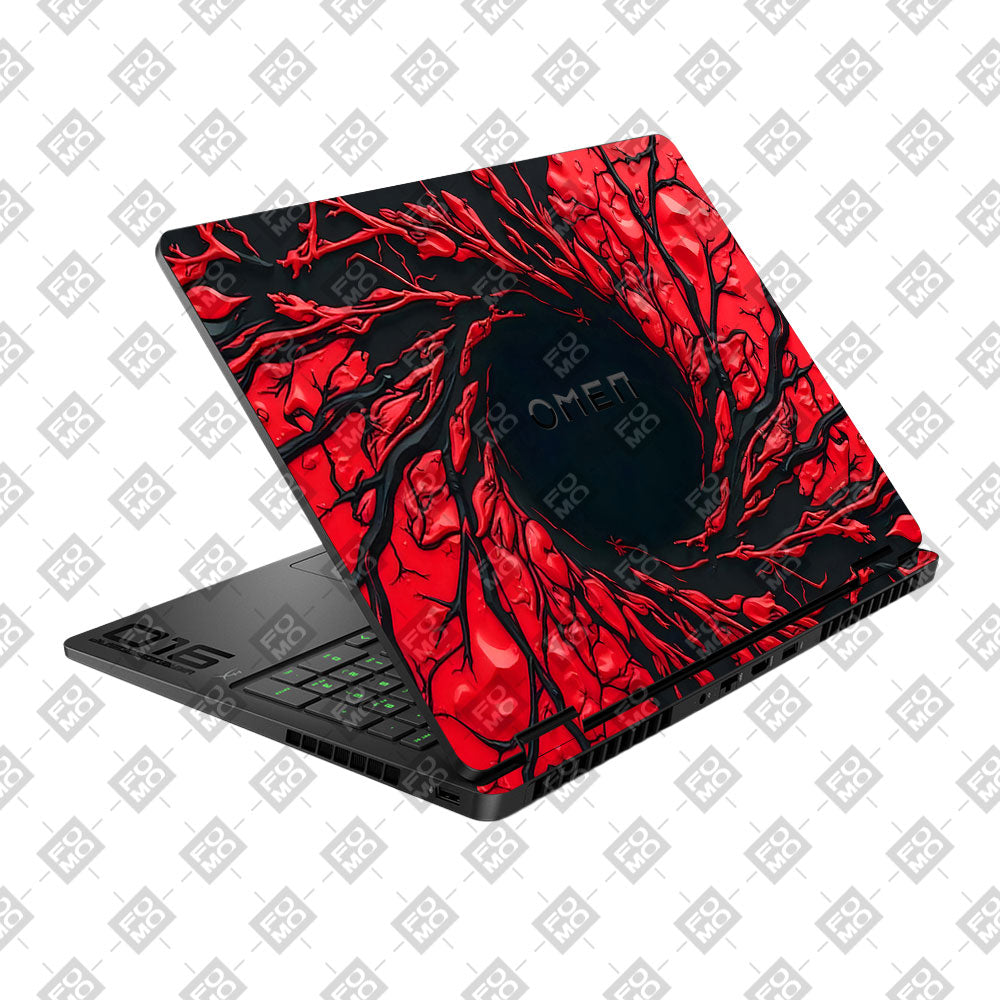 Spiderman Web Red HP Omen Gaming 16 2025, 2026 Laptop Skin