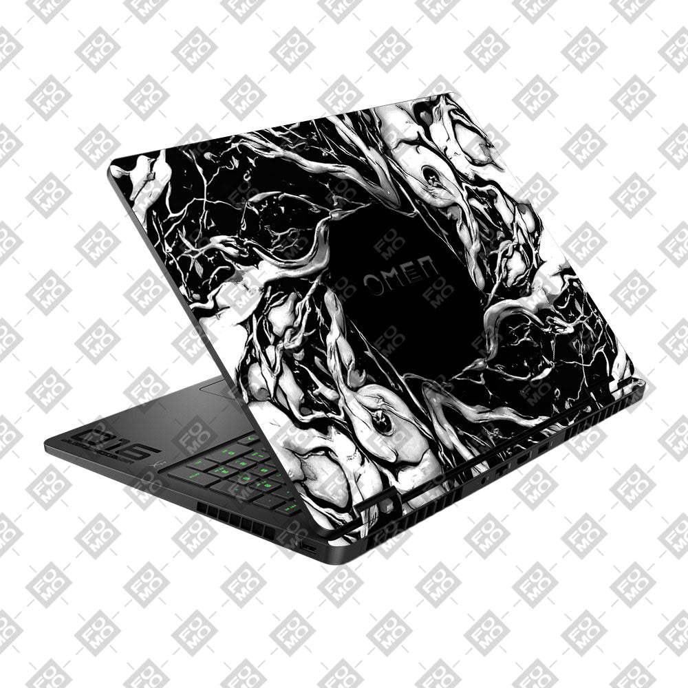 Spiderman Web Black HP Omen Gaming 16 2025, 2026 Laptop Skin