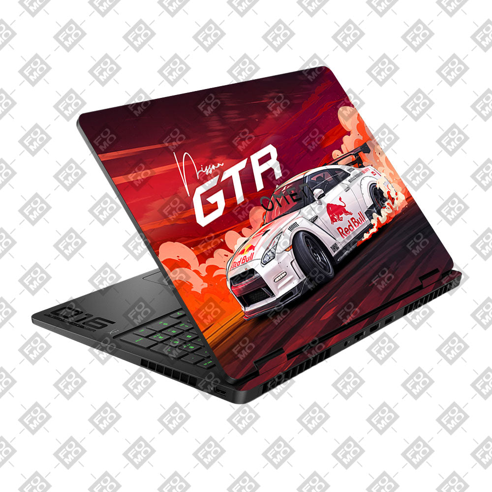 Nissan GTR Red Bull Drift Fury HP Omen Gaming 16 2025, 2026 Laptop Skin